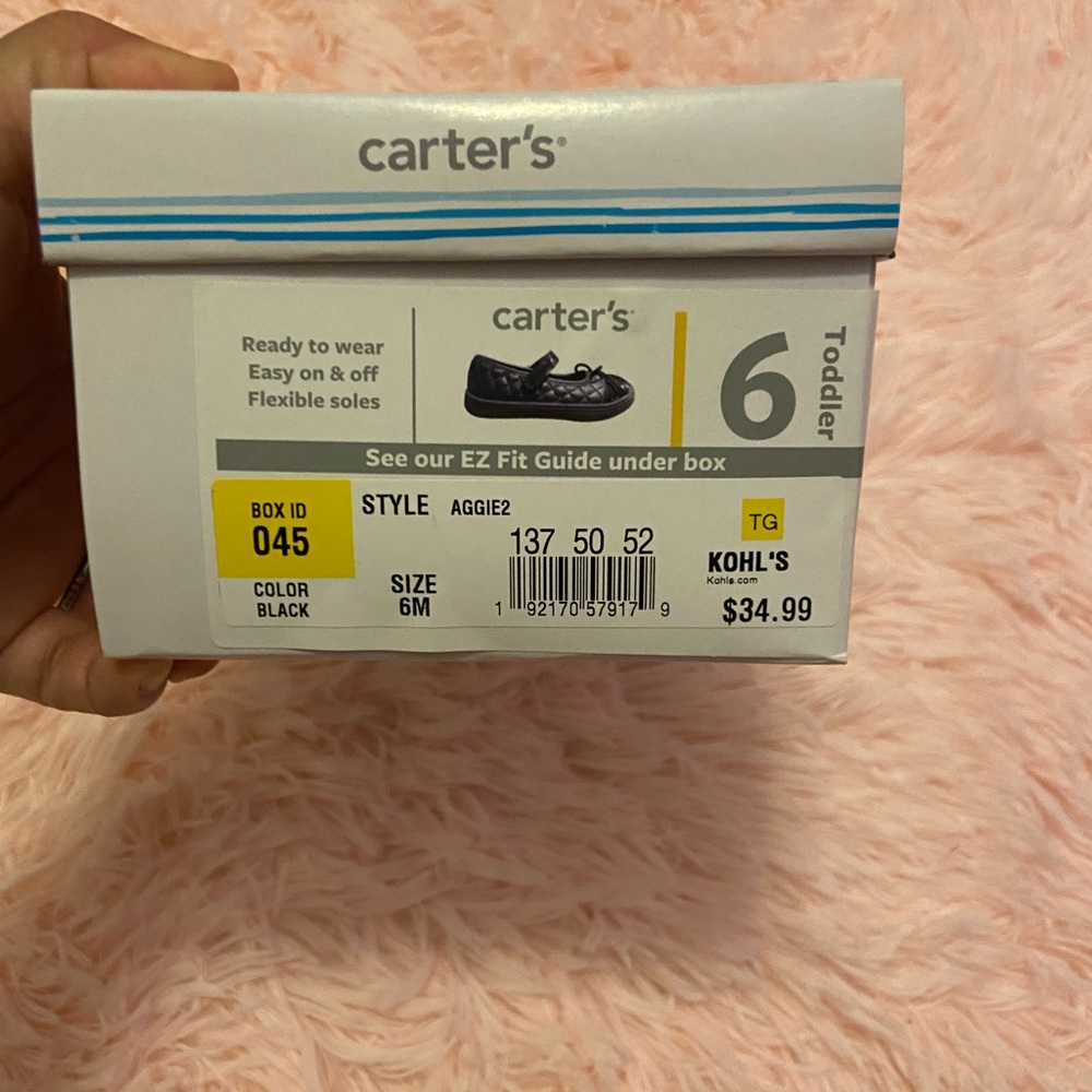 Cute Carter’s black Mary Jane shoes - Picture 2 of 4